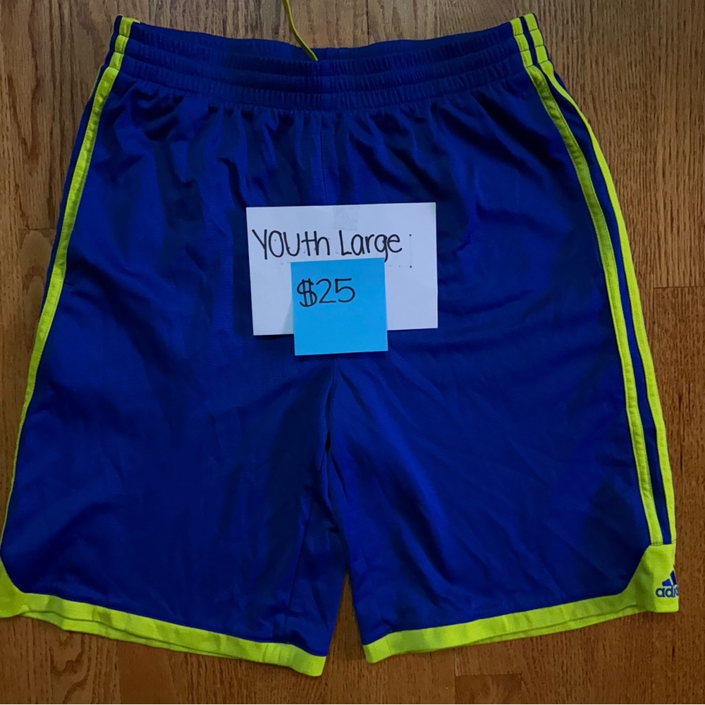 Adidas shorts (5 shorts available. $25 PER ITEM)